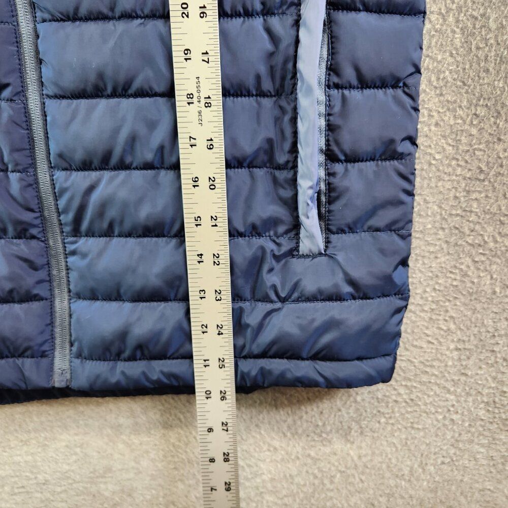 Simply Southern Vest Mens S Blue Two Tone Puffer Quilted Western Cowboy Ranch - Picture 12 of 14